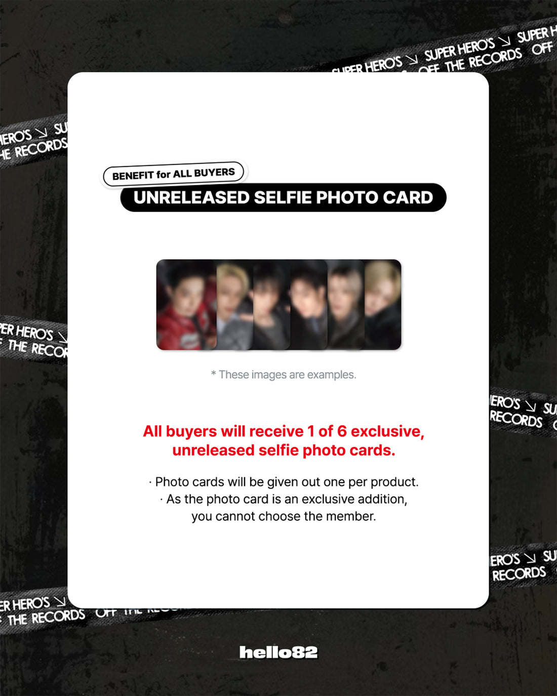 [PRE-ORDER] P1Harmony- 2026 SEASON'S GREETINGS 'SUPER HERO'S OFF THE RECORDS' (hello82 Exclusive)