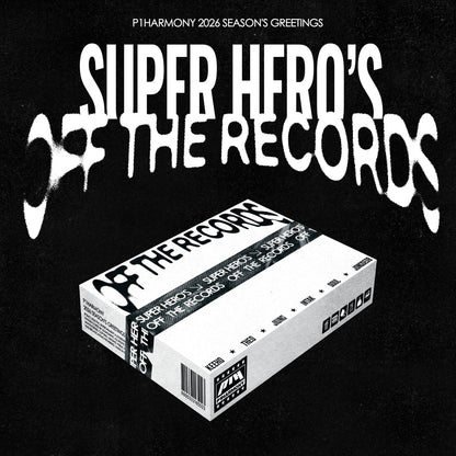 [PRE-ORDER] P1Harmony- 2026 SEASON'S GREETINGS 'SUPER HERO'S OFF THE RECORDS' (hello82 Exclusive)