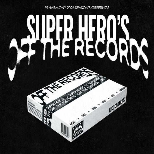 [PRE-ORDER] P1Harmony- 2026 SEASON'S GREETINGS 'SUPER HERO'S OFF THE RECORDS' (hello82 Exclusive)