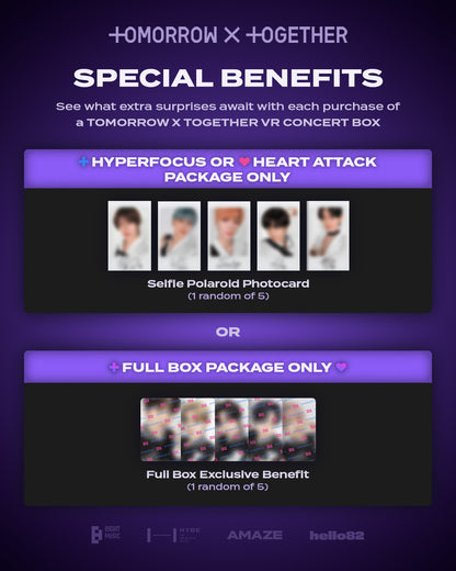 TXT - VR CONCERT BOX (Full Box Package) + Photocard POB