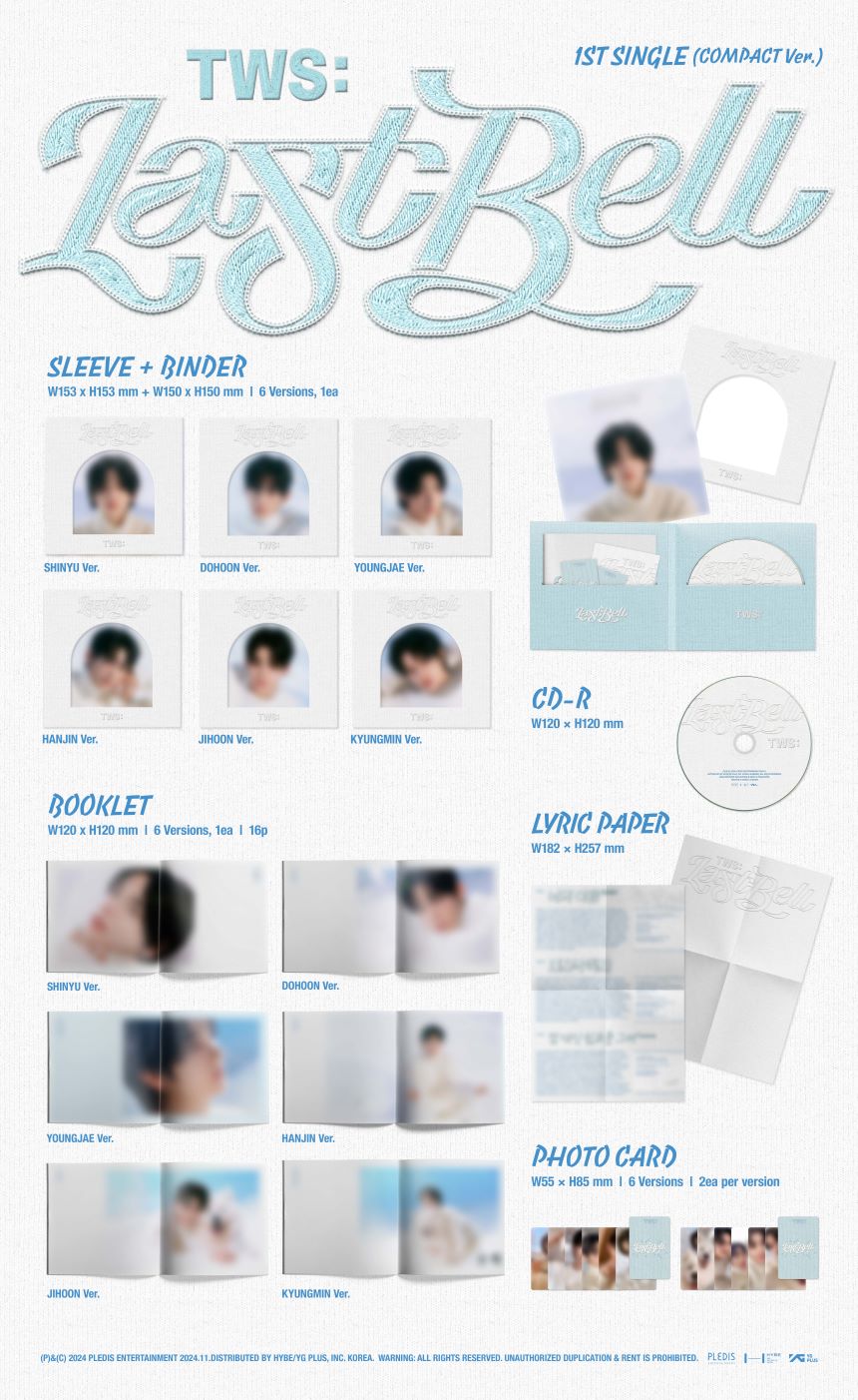 TWS - 1st Single Album 'Last Bell' (Compact Version)