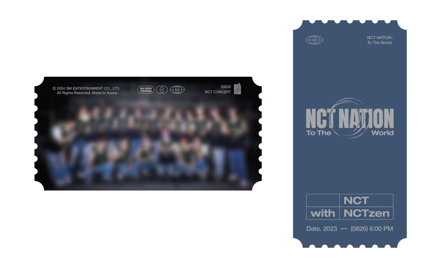 NCT - 2023 NCT CONCERT - NCT NATION : To The World in INCHEON (DVD) + Ticket POB