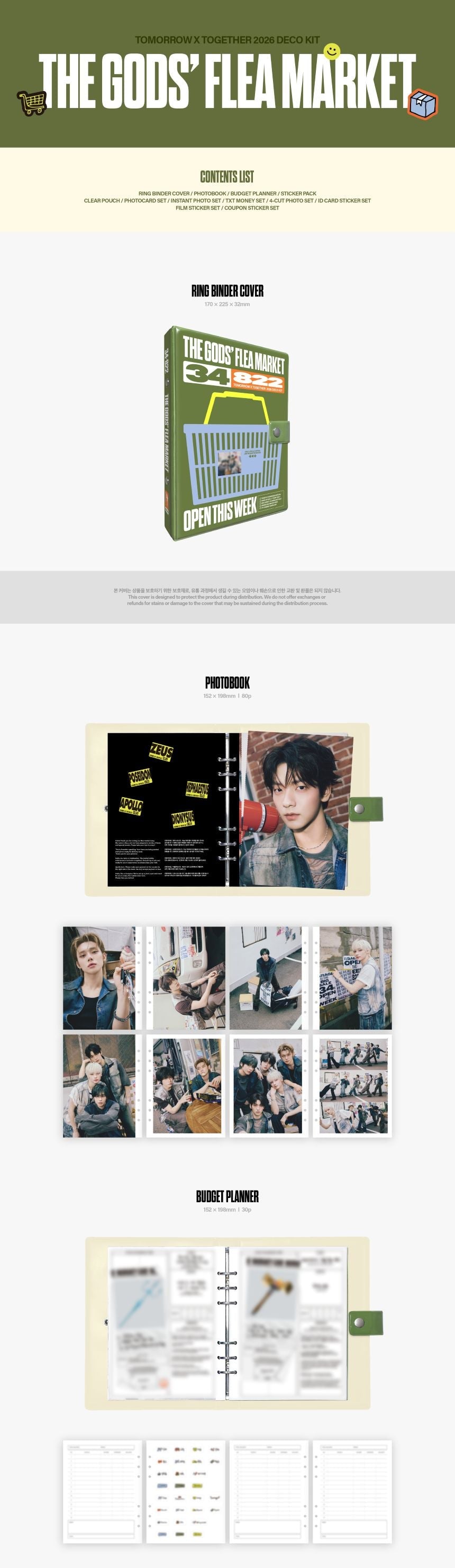 [PRE-ORDER] TXT - 2026 Deco Kit + Apple Music Photo Magnet POB