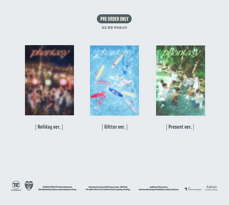 THE BOYZ - 2nd Album 'PHANTASY Part. 1 Christmas in August'