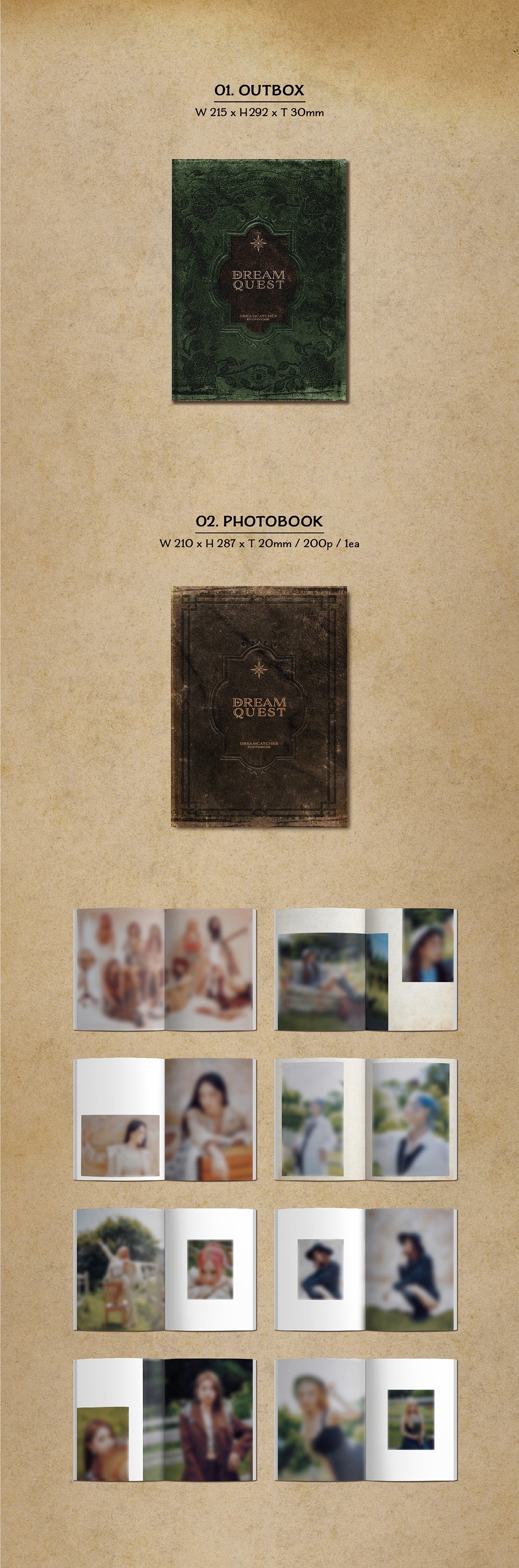 [FINAL SALE] Dreamcatcher 드림캐쳐 - Official Photobook 'DREAMQUEST'