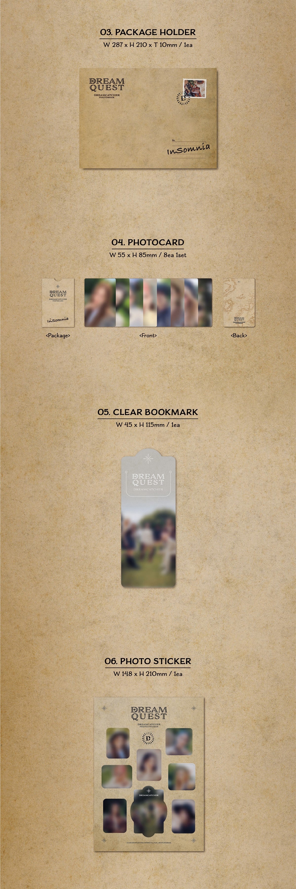 [FINAL SALE] Dreamcatcher 드림캐쳐 - Official Photobook 'DREAMQUEST'