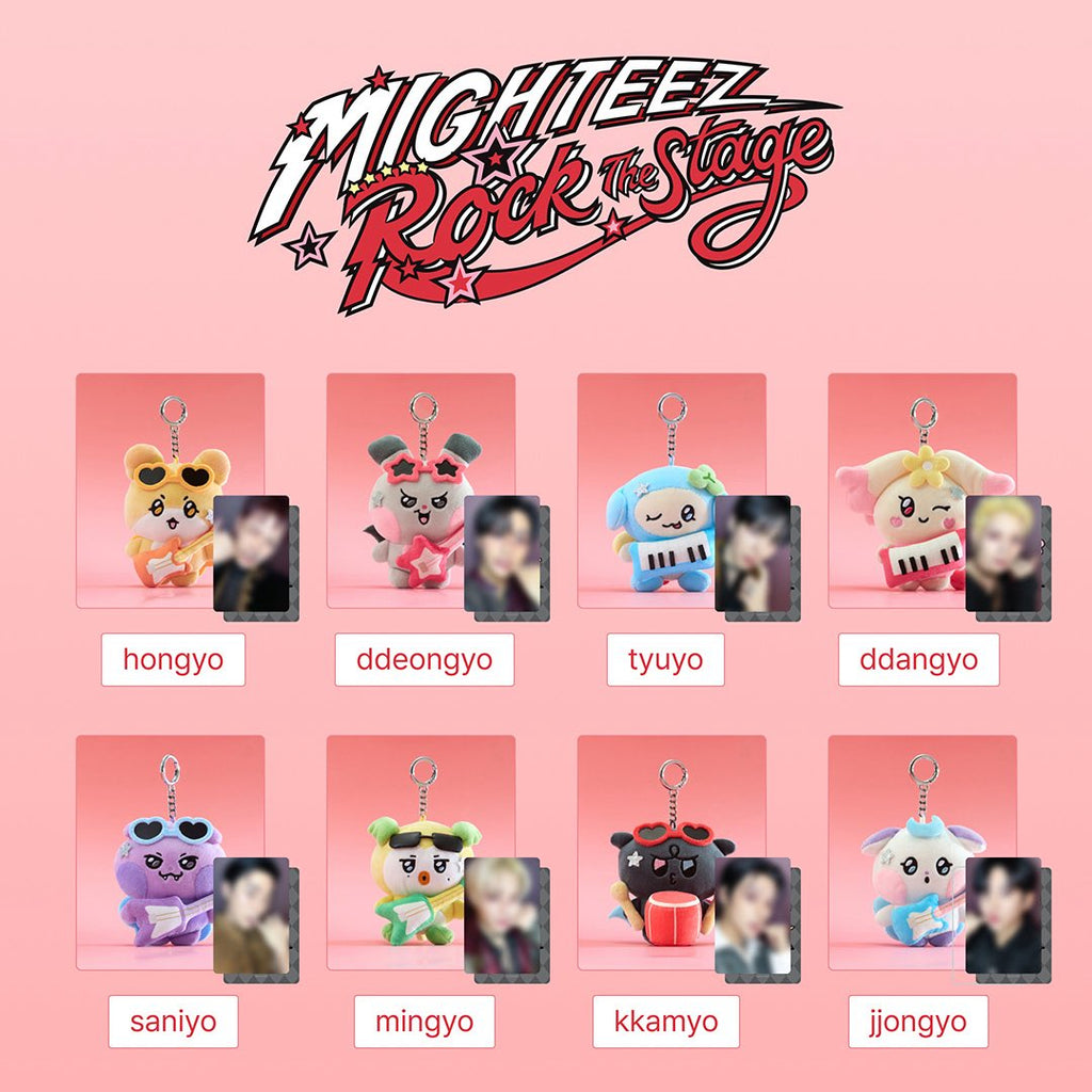 [PRE-ORDER] ATEEZ 에이티즈 - MIGHTEEZ Rock The Stage Official MD - Plush Keyring - ROCKSTAR