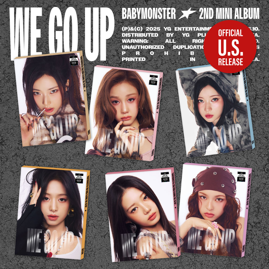 BABYMONSTER - 2nd Mini Album 'WE GO UP' (PATTERN ver.) (POP-UP Excl.)