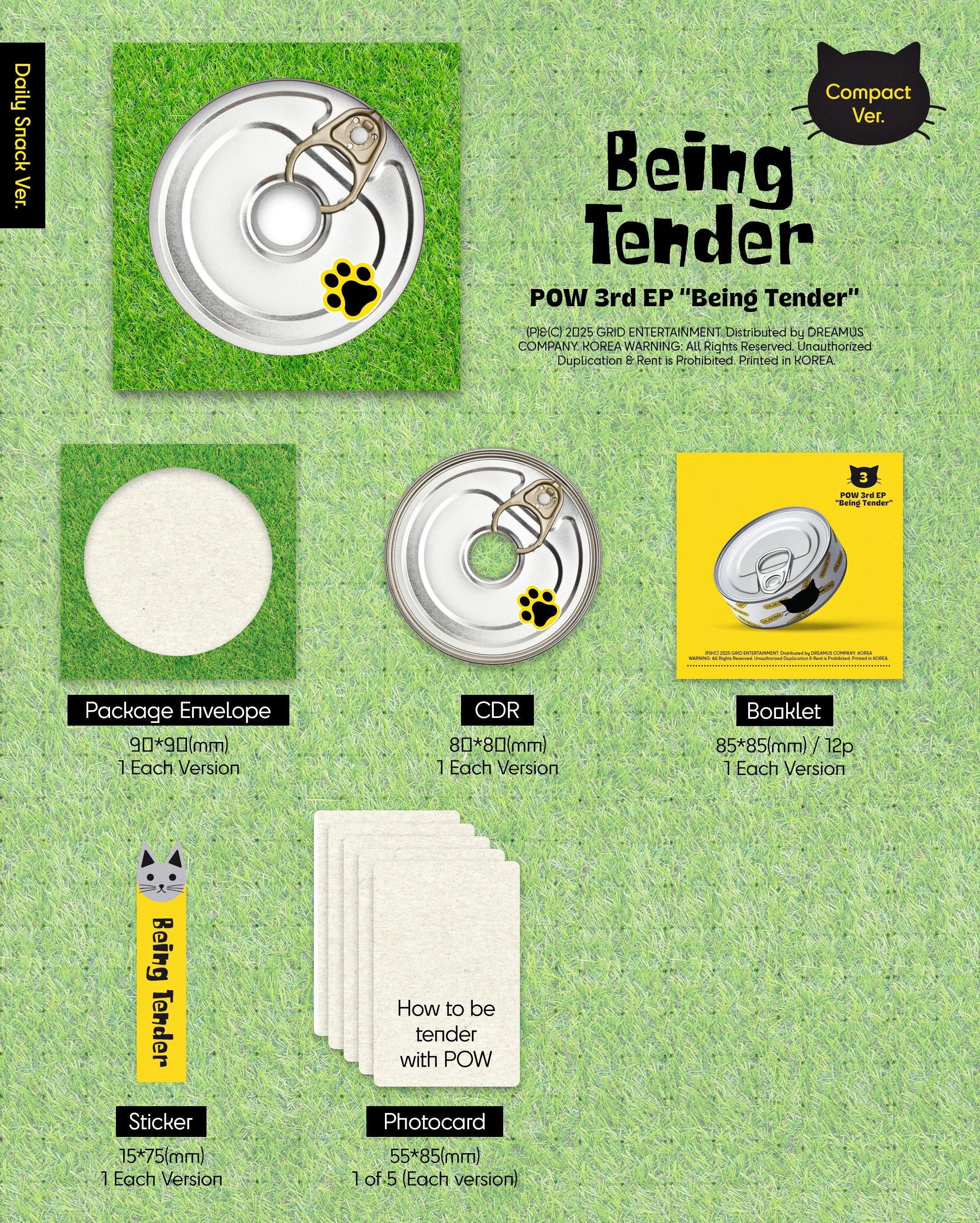 POW - 3rd EP 'Being Tender' (Compact ver.)