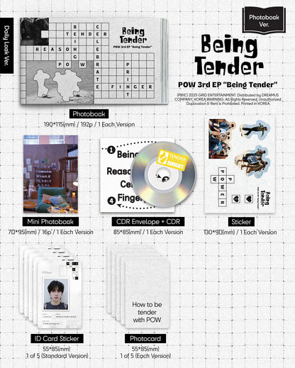 POW - 3rd EP 'Being Tender' (Photobook ver.)