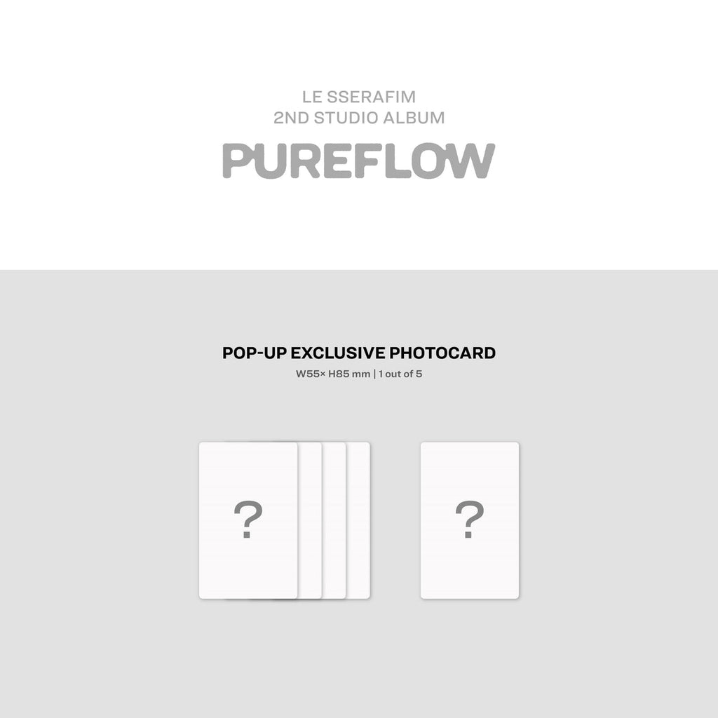 LE SSERAFIM - 2nd Studio Album 'PUREFLOW pt.1' (COMPACT ver.)(hello82 [POP-UP Exclusive])