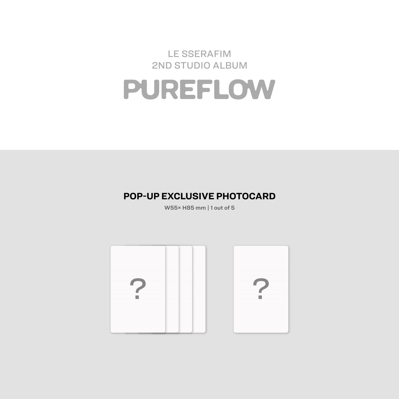 LE SSERAFIM - 2nd Studio Album 'PUREFLOW pt.1' (COMPACT ver.)(hello82 [POP-UP Exclusive])