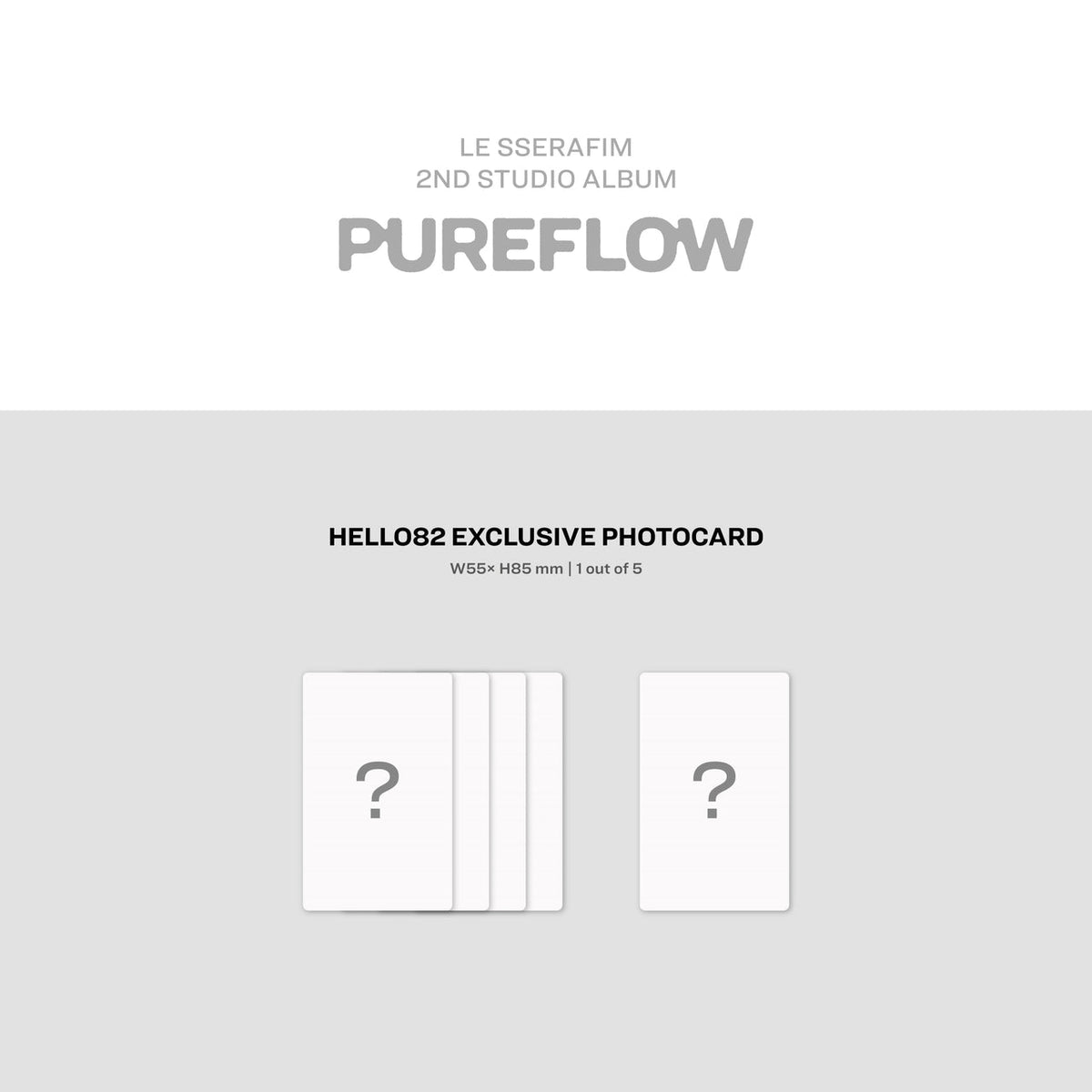 LE SSERAFIM - 2nd Studio Album 'PUREFLOW pt.1' (hello82 Exclusive)
