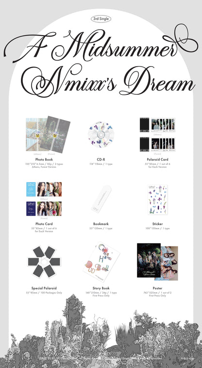 NMIXX - 3rd Single Album 'A Midsummer NMIXX's Dream' + Apple Music POB