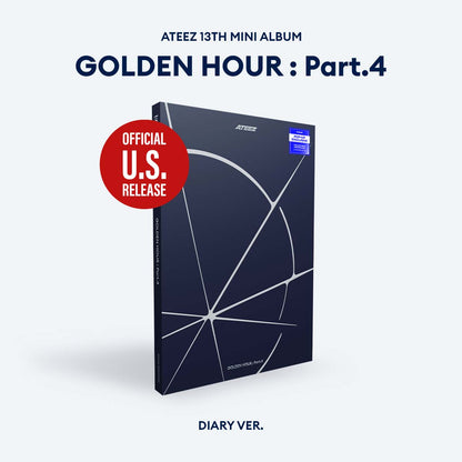 [PRE-ORDER] ATEEZ - 'GOLDEN HOUR : Part.4' (Photobook ver.) hello82 [POP-UP Exclusive]