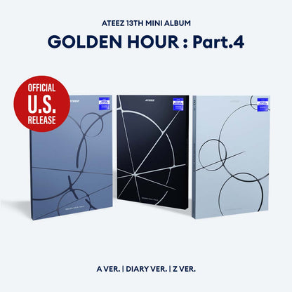 [PRE-ORDER] ATEEZ - 'GOLDEN HOUR : Part.4' (Photobook ver.) hello82 [POP-UP Exclusive]