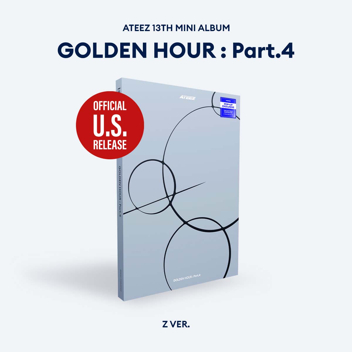 [PRE-ORDER] ATEEZ - 'GOLDEN HOUR : Part.4' (Photobook ver.) hello82 [POP-UP Exclusive]