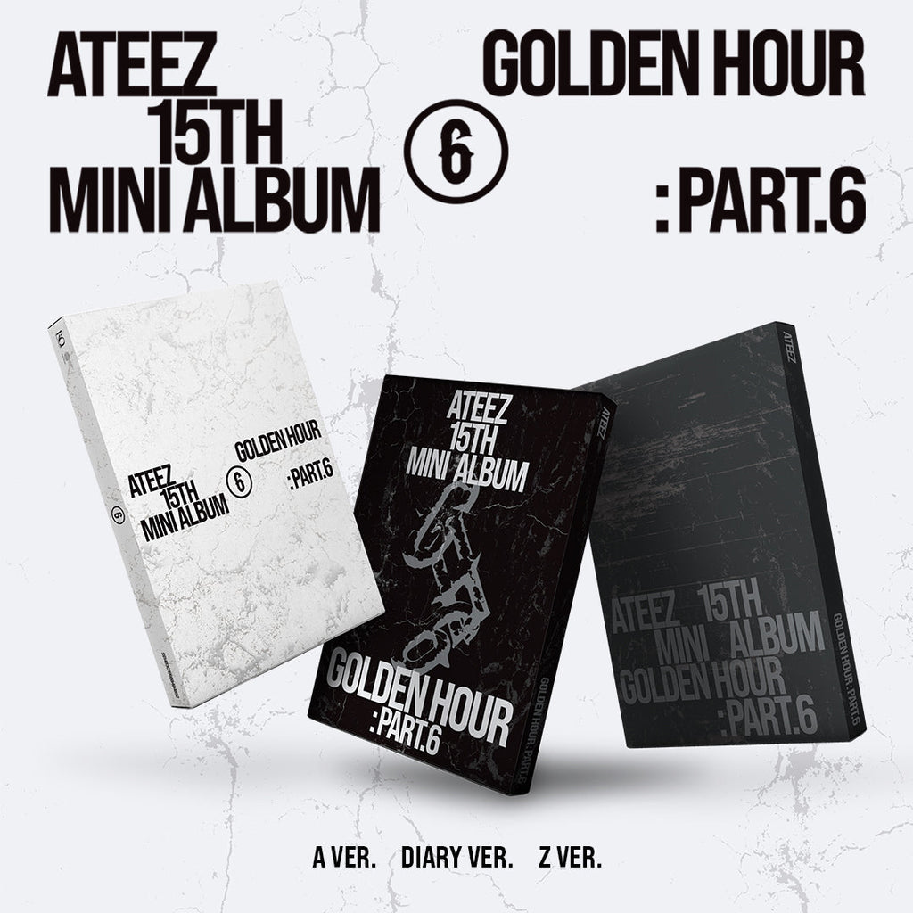 [PRE-ORDER] ATEEZ - 'GOLDEN HOUR: PART.6' (Standard ver.) (Random Member Signed)