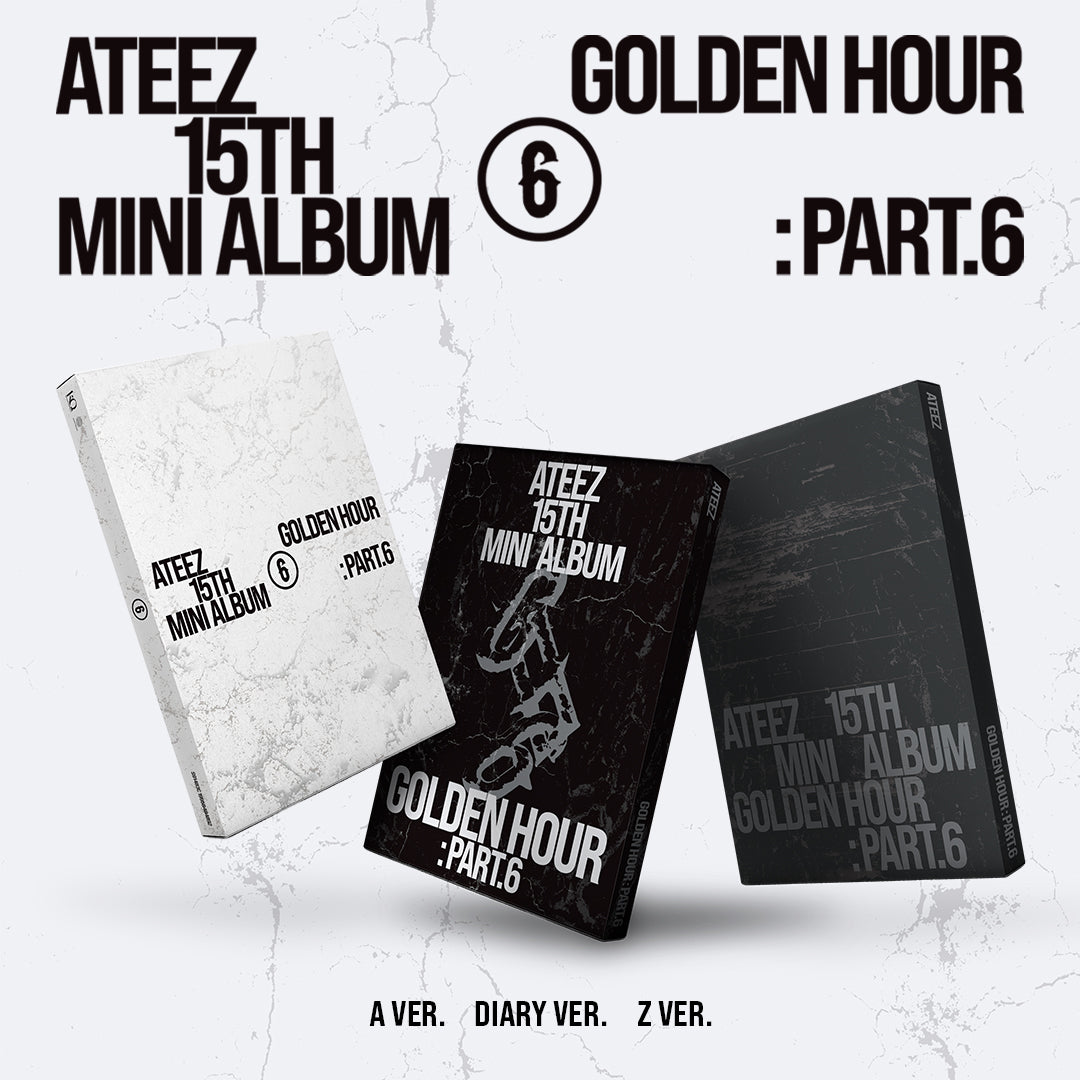 [PRE-ORDER] ATEEZ - 'GOLDEN HOUR: PART.6' (Standard ver.) (Random Member Signed)