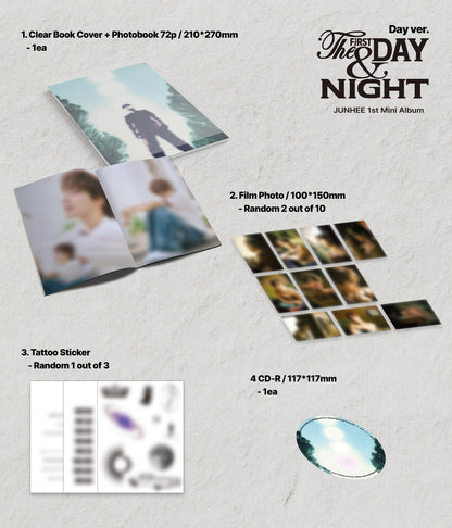 [FANCALL ENTRY] A.C.E - JUNHEE - 1st Solo Mini Album 'The First Day and Night' + Kloud K-Pop Lucky Draw Photocard POB