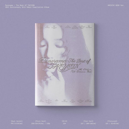 [PRE-ORDER] TAEYEON - 'Panorama : The Best of TAEYEON' (ARCHIVE BOOK ver.)