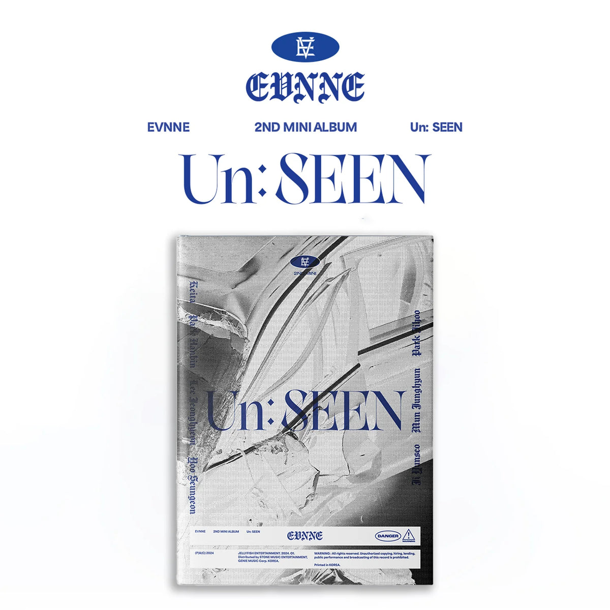 [FINAL SALE] EVNNE - 2nd Mini-Album 'Un:SEEN' [SIGNED ALBUM] (US Version)