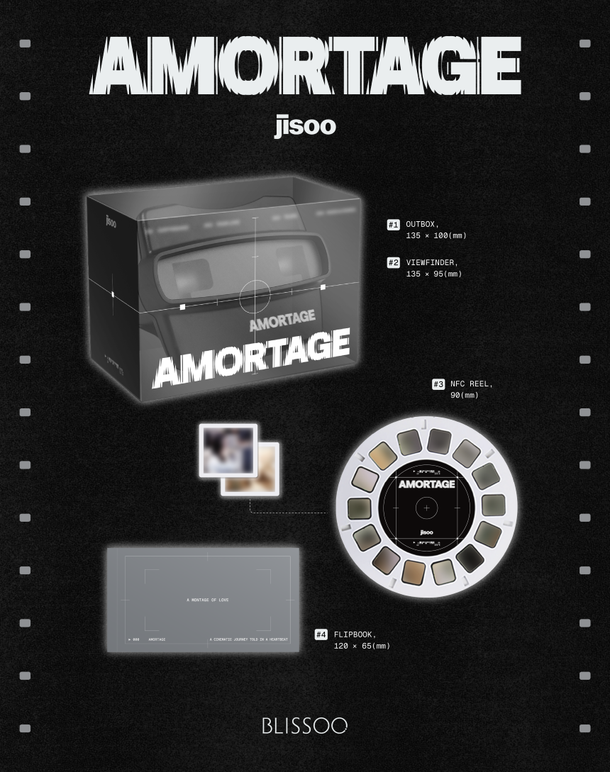 [FINAL SALE] BLACKPINK - JISOO - Mini-Album 'AMORTAGE' (REELS Version)