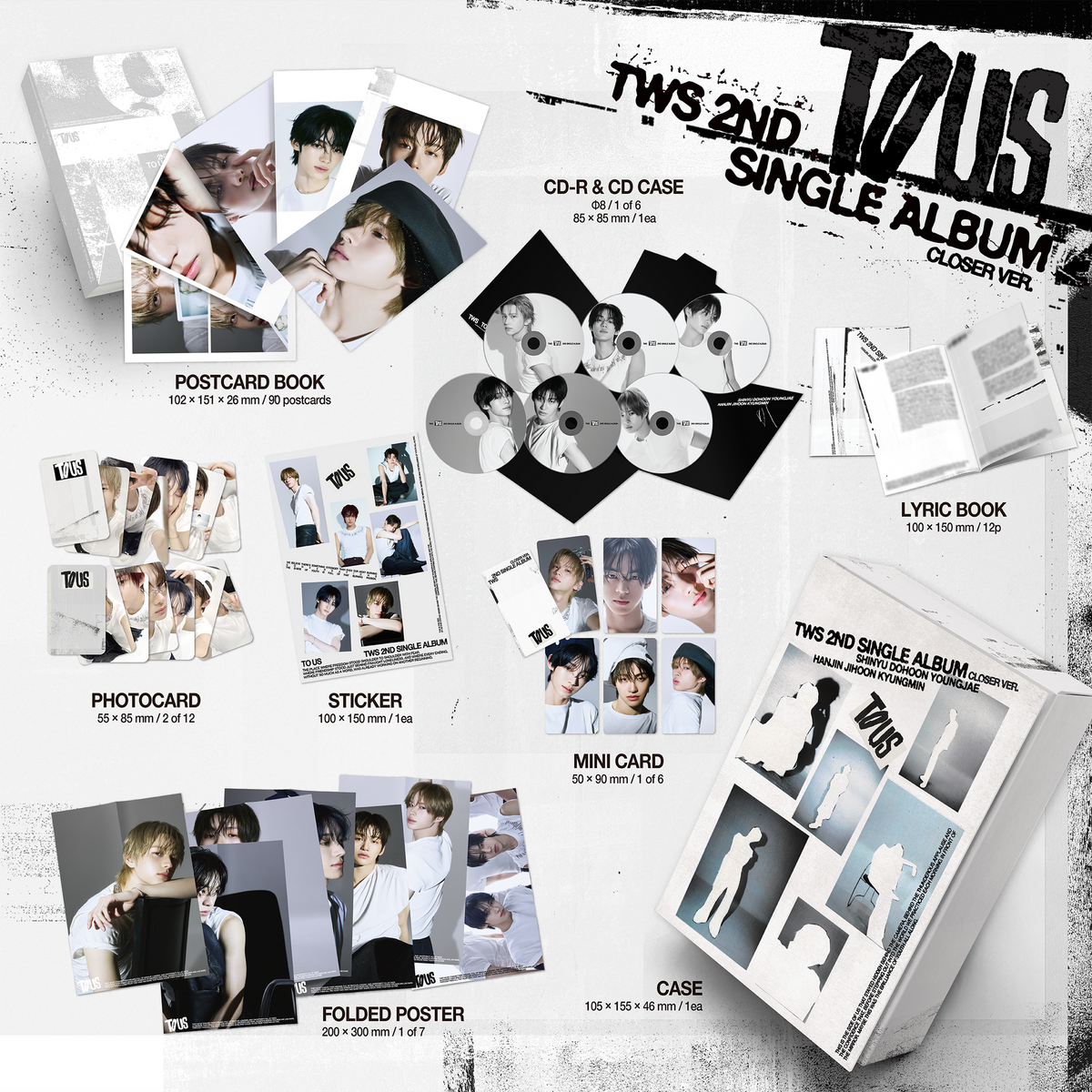[PRE-ORDER] TWS - 2nd Single Album 'TO US' (RANDOM MEMBER SIGNED)