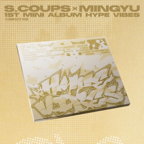 [PRE-ORDER] Seventeen - S.COUPS X MINGYU - 1st Mini Album 'HYPE VIBES' (Compact ver.) + SOUNDWAVE POB Polaroid Photocard
