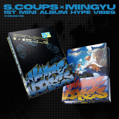 [PRE-ORDER] Seventeen - S.COUPS X MINGYU - 1st Mini Album 'HYPE VIBES' (Standard ver.) + SOUNDWAVE POB Photocard