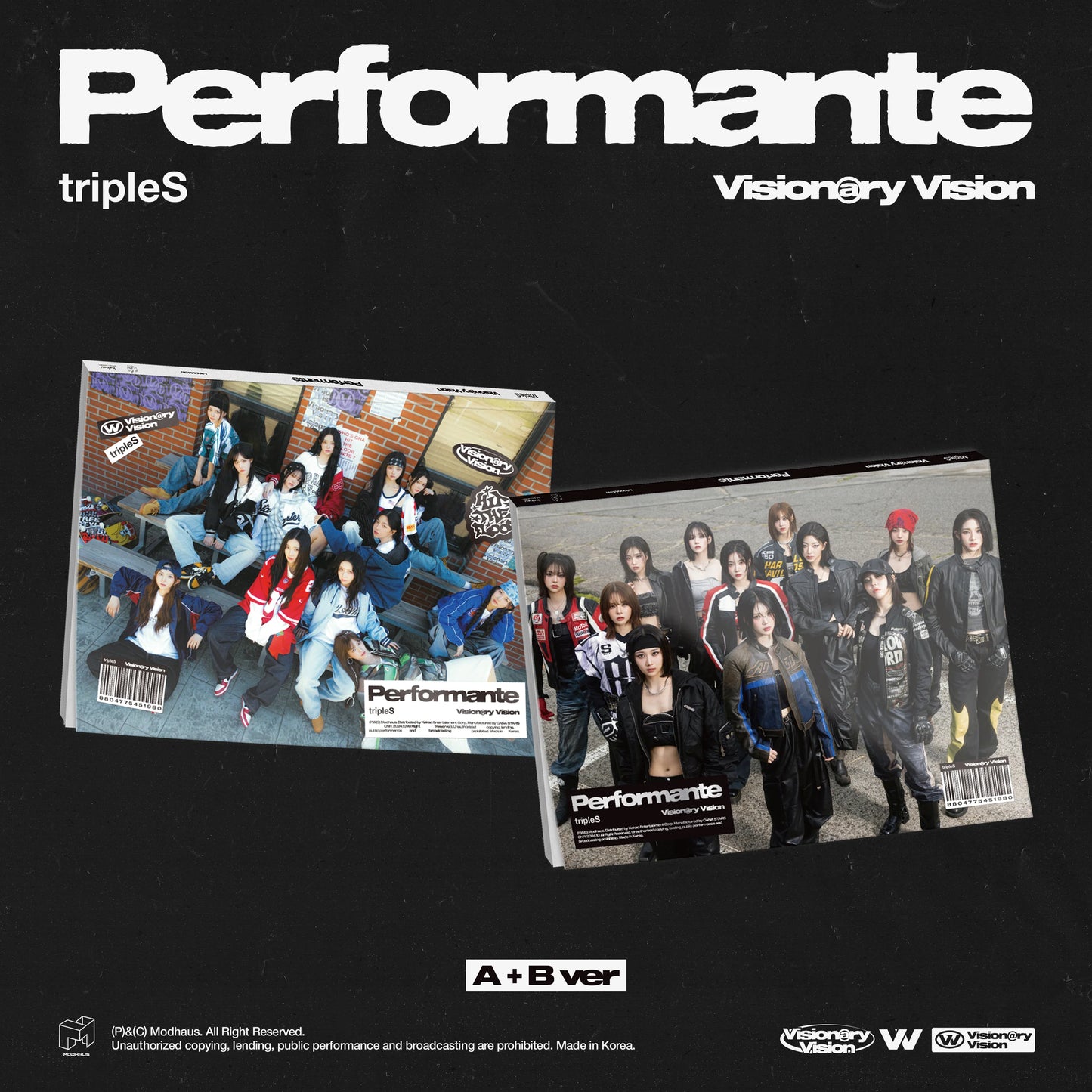 tripleS - Visionary Vision - 1st Full Album 'Performante' (Standard Version)