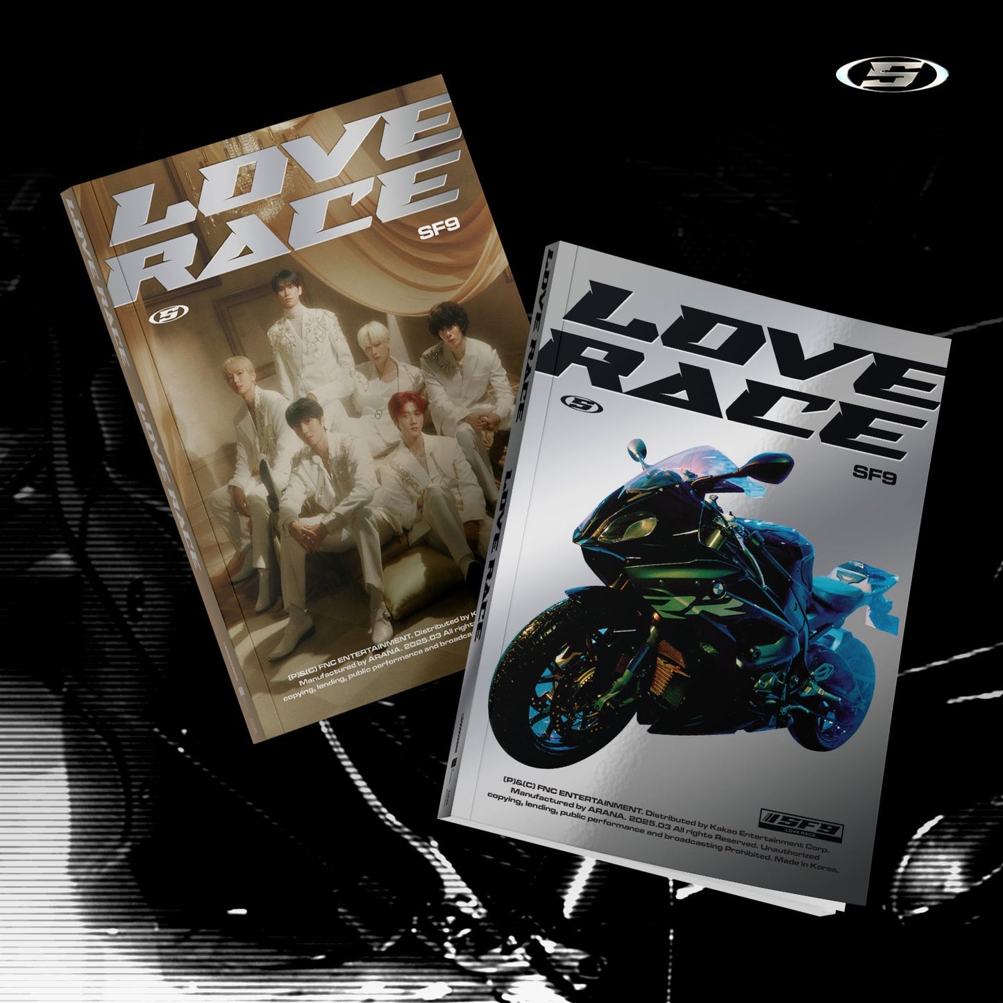 SF9 - Mini Album: LOVE RACE (Random) [SIGNED US Version]