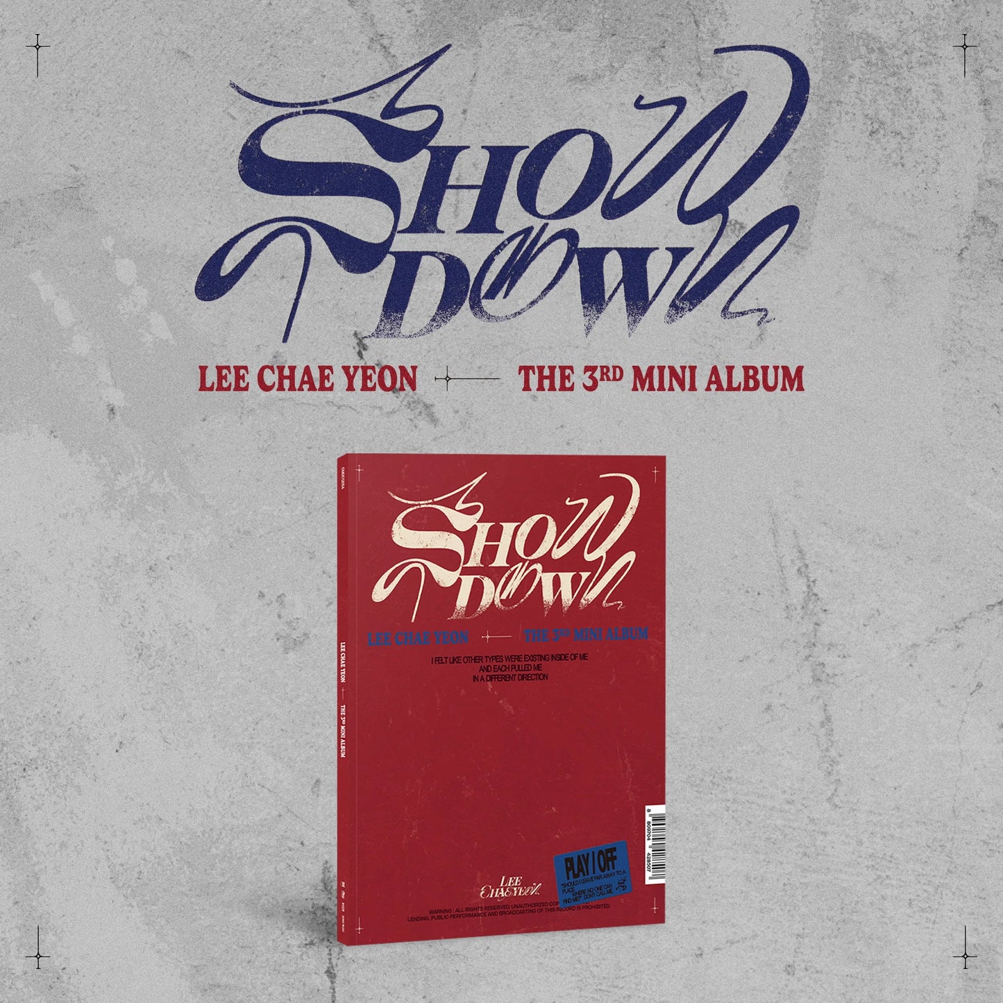 LEE CHAE YEON - 3rd Single Album 'SHOWDOWN'