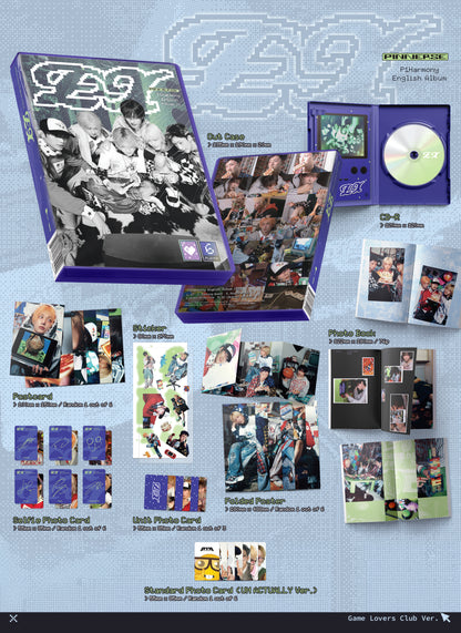 P1Harmony - 1st English Album 'EX' (Photobook Version) [RANDOM MEMBER SIGNED]