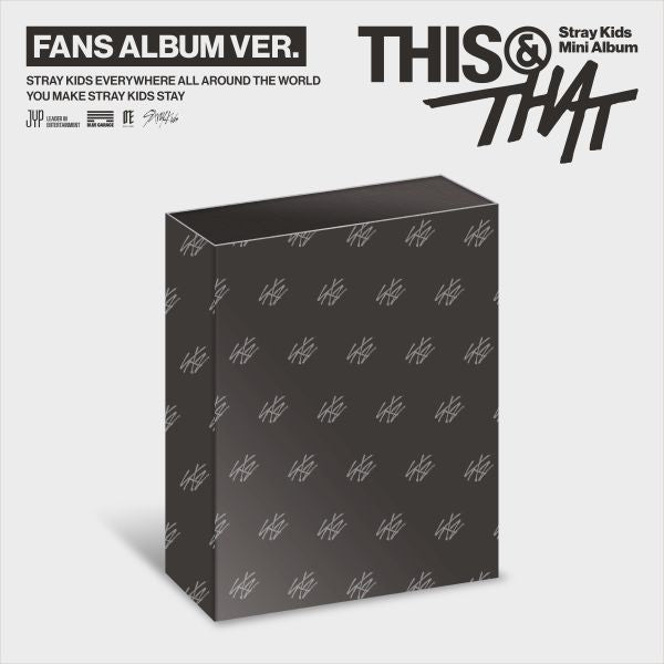 [PRE-ORDER] STRAY KIDS - 10th Mini Album 'THIS & THAT' (FANS ALBUM ver.) (PLATFORM) + SOUNDWAVE Photocard POB