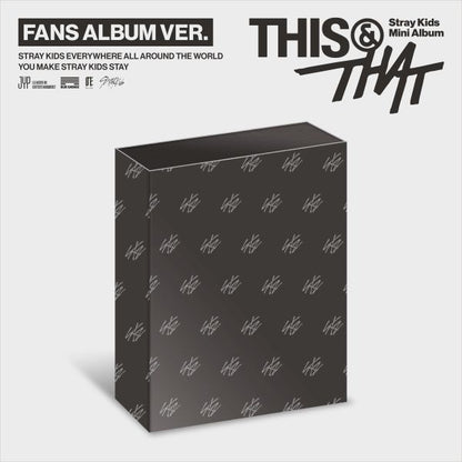 [PRE-ORDER] STRAY KIDS - 10th Mini Album 'THIS & THAT' (FANS ALBUM ver.) (PLATFORM) + SOUNDWAVE Photocard POB