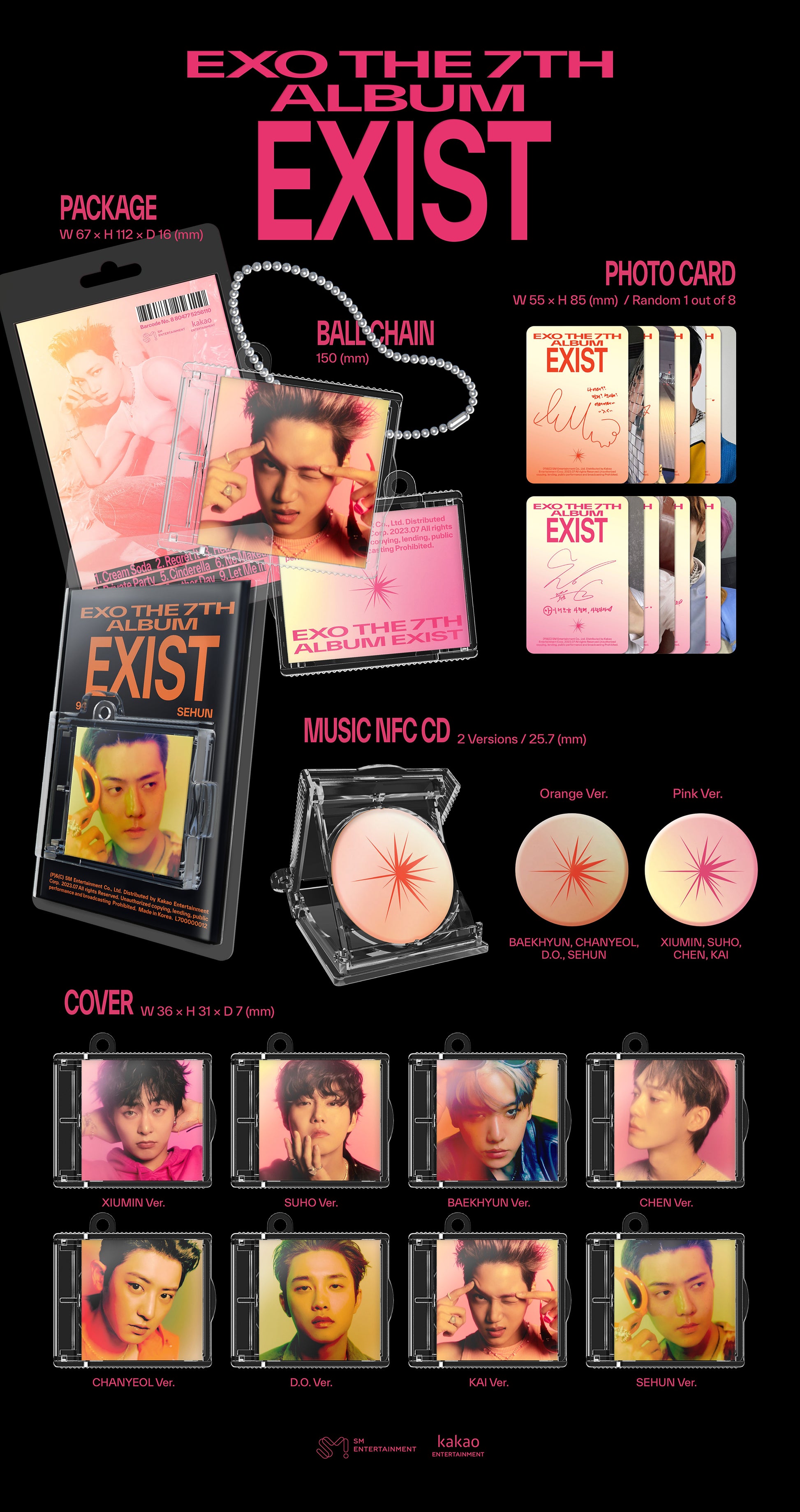 EXO - The 7th Album 'EXIST' (Photobook Version) + Apple Music POB Phot –  KLOUD K-Pop Store
