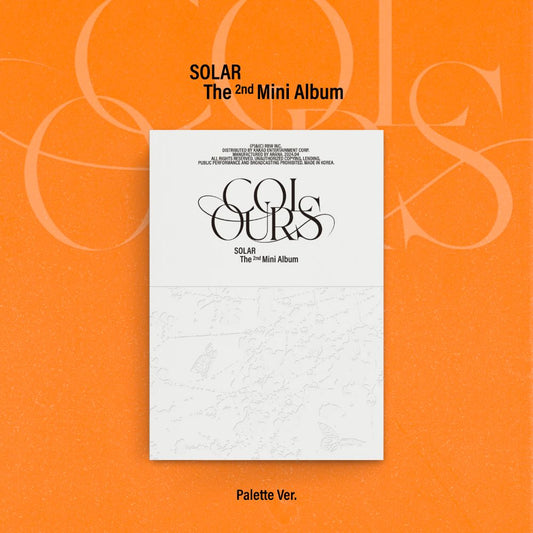[PRE-ORDER] MAMAMOO - SOLAR - 2nd Mini-Album 'COLOURS' (Palette Version)