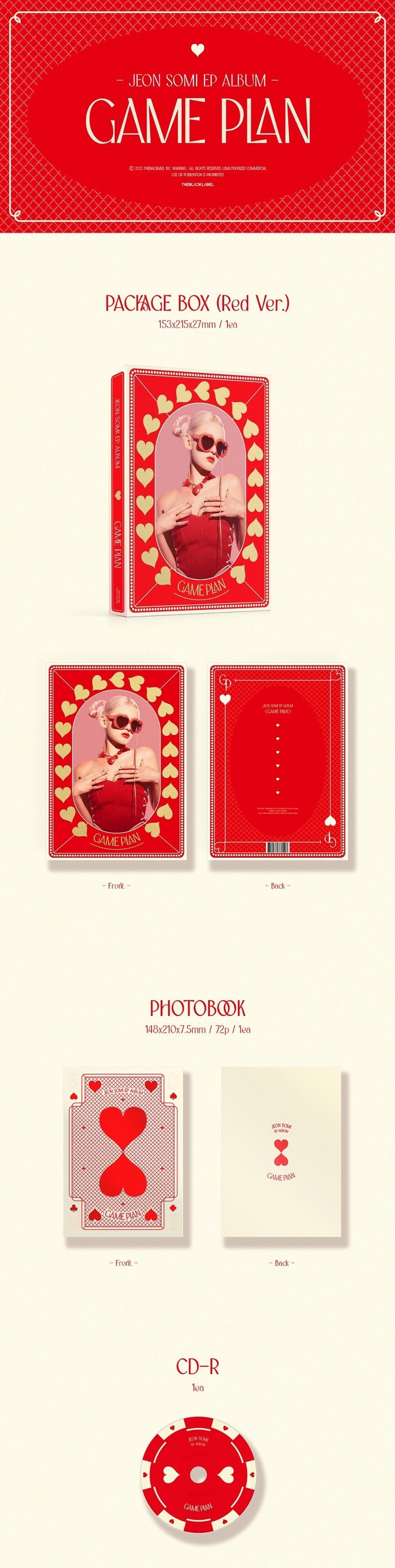JEON SOMI - EP Album 'GAME PLAN' (Photobook Version)