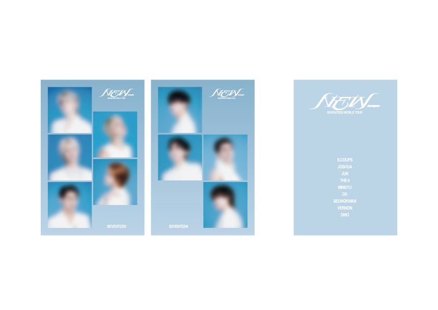 SEVENTEEN - SEVENTEEN WORLD TOUR 'NEW_' DIGITAL CODE + PHOTO POB
