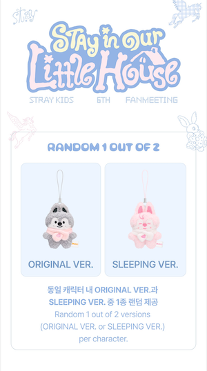 STRAY KIDS - 6th Fanmeeting 'STAY in Our Little House' MD - SKZOO SECRET BLUSH MICRO Ver.