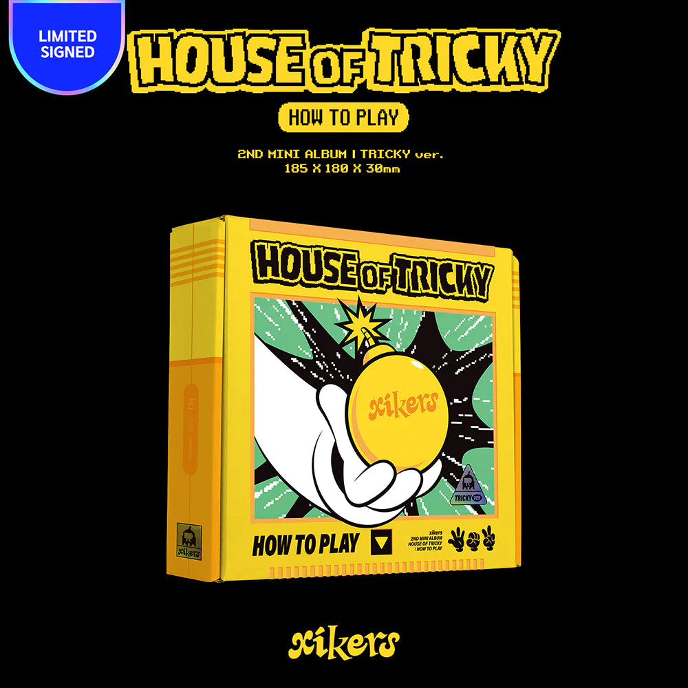 xikers - 2nd Mini-Album 'HOUSE OF TRICKY: HOW TO PLAY' [SIGNED ALBUM] (US Version)