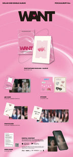 MAMAMOO - SOLAR - 2nd Single Album 'WANT' (POCA ALBUM Version)