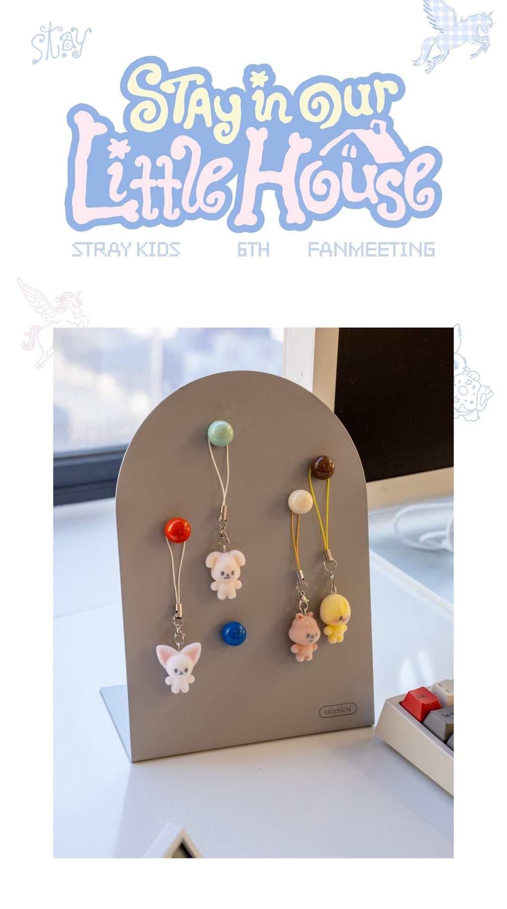 STRAY KIDS - 6th Fanmeeting 'STAY in Our Little House' MD - SKZOO SECRET MINI CHARM (Random)