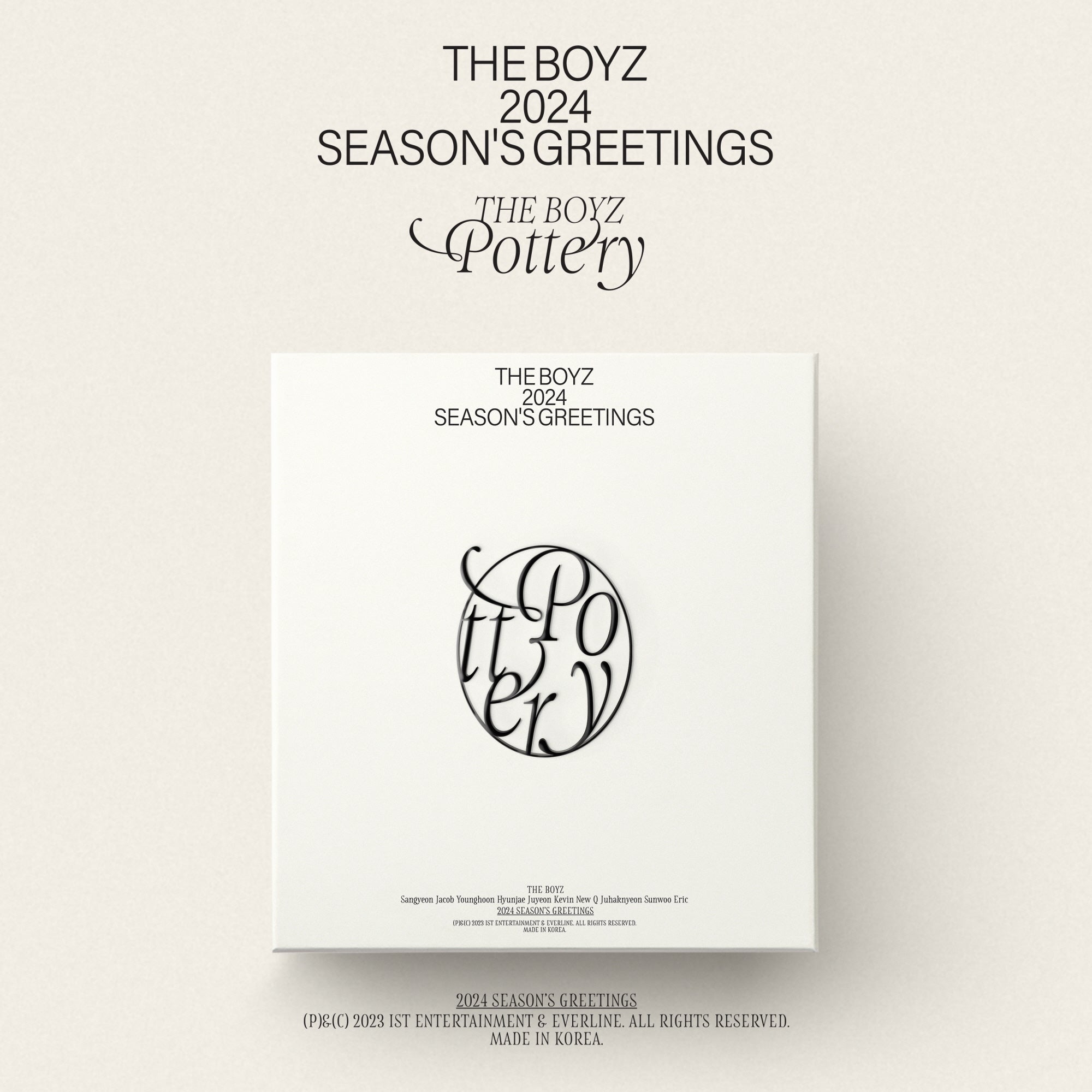 THE BOYZ 2024 Season S Greetings THE BOYZ POTTERY KLOUD K Pop Store   THEBOYZ 2024 SG COVER 