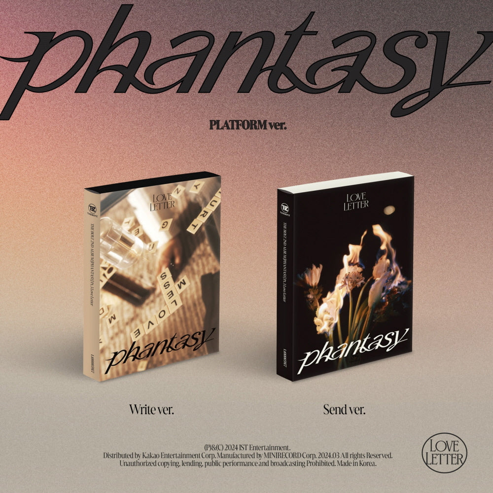 THE BOYZ - 2nd Album 'PHANTASY Pt.3 Love Letter' (Platform Version)