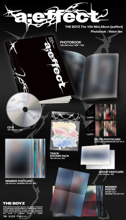 [PRE-ORDER] THE BOYZ - 10th Mini-Album 'a;effect' (Photobook Ver.) + Apple Music Photocard POB
