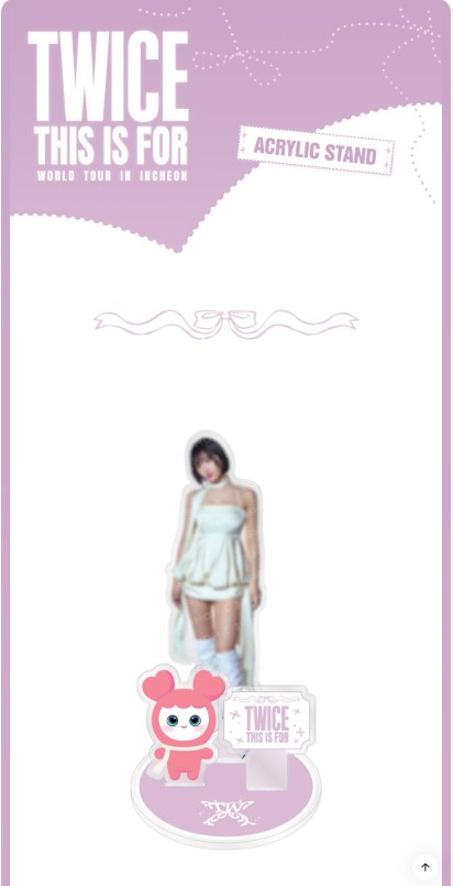 [PRE-ORDER] TWICE - 'This is For' World Tour in Incheon MD - Acrylic Stand