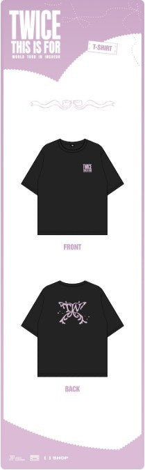 TWICE THIS IS FOR MD Tシャツ Lサイズ PRE-ORDER] TWICE - 'This is For' World Tour in Incheon MD