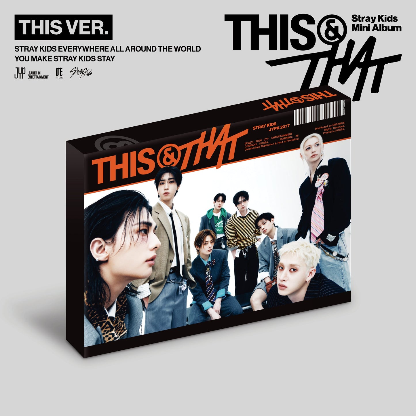 STRAY KIDS - 10th Mini Album 'THIS & THAT' (Standard ver.) + SOUNDWAVE Photocard POB
